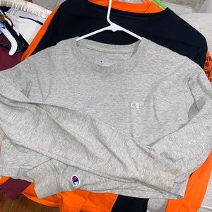 Champion long sleeve crop top